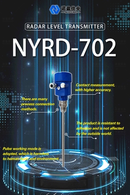 Un buon prezzo. 1.8GHz NYRD-702 Vendita diretta di fabbrica Trasmettitore di livello radar ad onde guidate ad alta precisione con uscita 4-20mA in linea