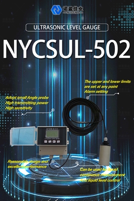 Good price Non contatto 4-20mA ultrasonici misuratore di livello NYCSUL-502 1mm Split Ultrasonic Open Channel Flow Meter Display LCD in linea