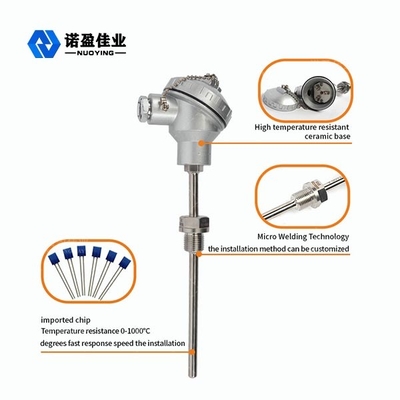 Good price Pt1000 Pt1000 Pt100 RTD termometro industriale a vapore Temperatura digitale Sonda di termocoppia Sensore di temperatura trasmettitore di trasduttore in linea