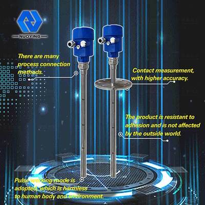 Un buon prezzo. NYRD704 Sensore di livello del radar a 1,8 GHz 4-20mA 6m Sensore di livello del radar per serbatoi di stoccaggio di fanghi e silos di cemento con IP67 in linea