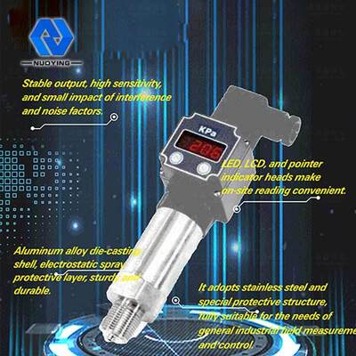 Un buon prezzo. Trasmettitore sensore pressione display digitale collegato con filettatura 24VDC NP-93420-IX in linea
