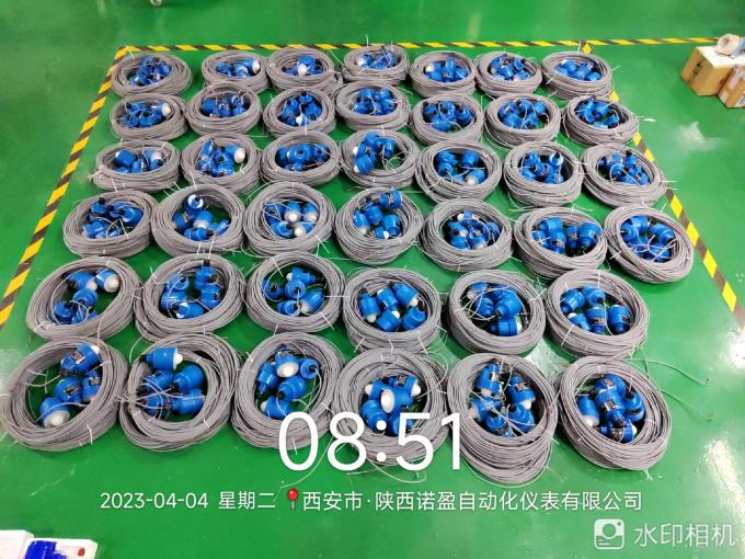 Bluetooth NYRD-901 Industrial 80GHz Radar Level Transmitter 4-20mA Output per filo di alluminio liquido Installazione 1