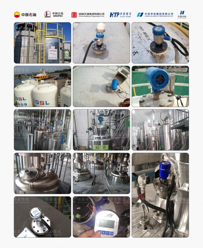 Misuratore di livello radar ad alta precisione di grado industriale 26 GHz 4...20mA Sensore di livello del liquido 3