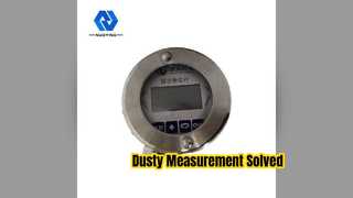 Trasmettitore di livello radar da 80 GHz a prova di fumo e polvere